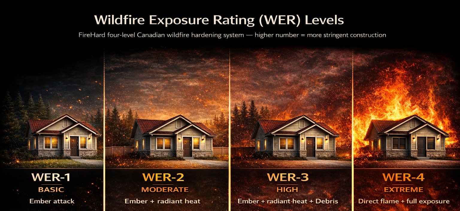 Wildfire Exposure Rating Levels